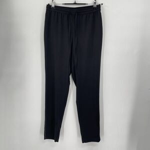 JLO Jennifer Lopez Pants Womens XS Black Pull‎ On Drawstring Knit Casual